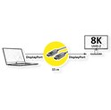 Roline VALUE DisplayPort kabel v1.4 (AOC), M/M,20m, crni