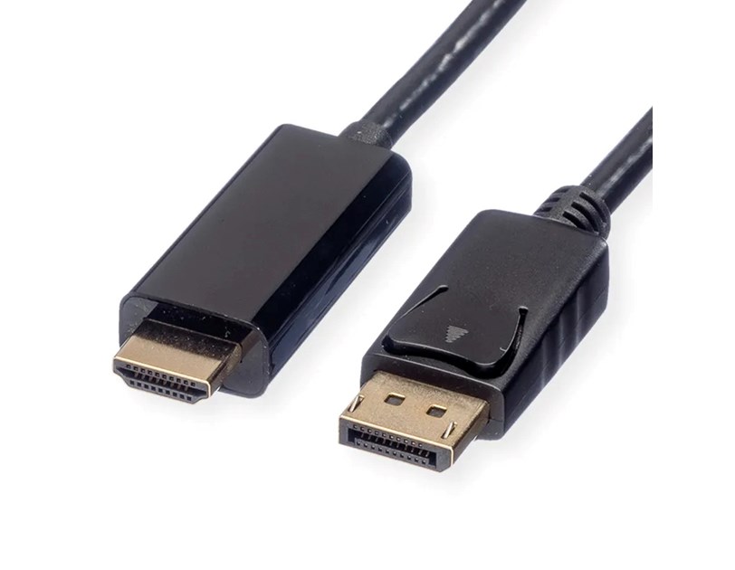 Roline DisplayPort kabel, DP - UHDTV, M/M, 3.0m, crni
