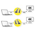 Roline GOLD DVI kabel, DVI-D (24+1) - HDMI Dual Link, M/M, UHD 4K, 2.0m, crno/zlatni