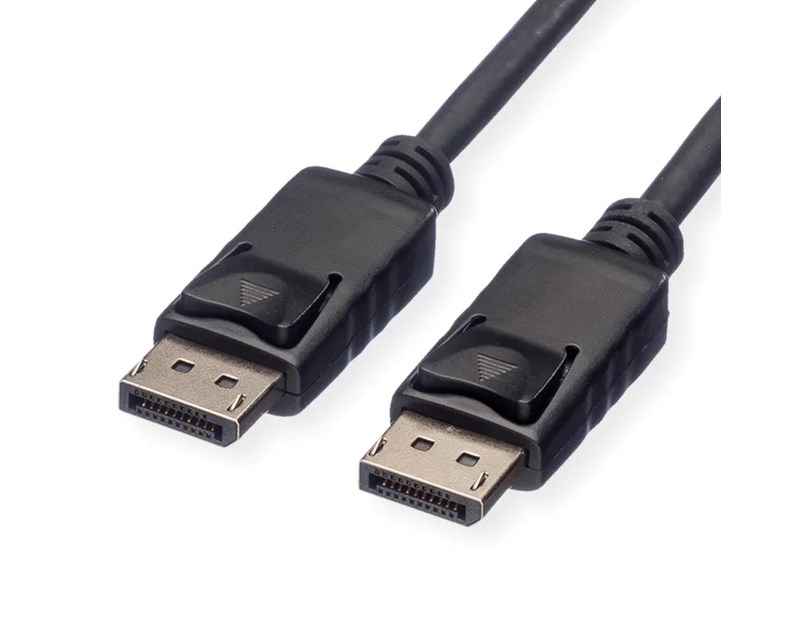 Roline GREEN DisplayPort kabel, DP - DP, TPE, M/M, 2.0m, crni