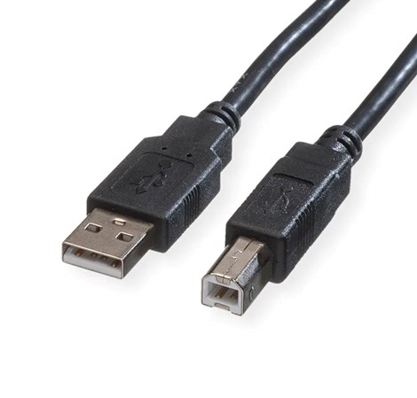 Roline USB2.0 kabel TIP A-B M/M, 4.5m, crni