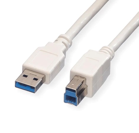 Roline VALUE USB3.0 kabel TIP A-B M/M, 3.0m, bijeli