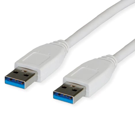 Roline VALUE USB3.0 kabel TIP A-A M/M, 3.0m, bijeli