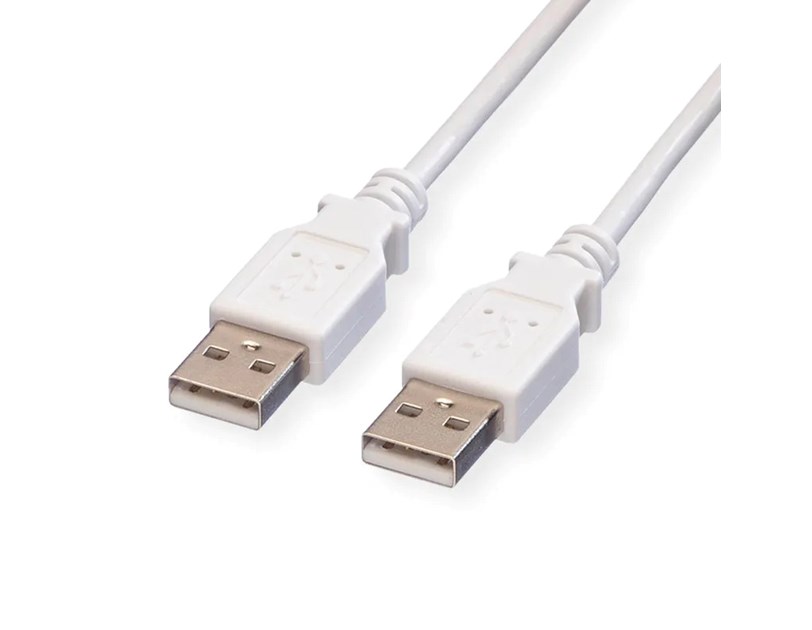 Roline VALUE USB2.0 kabel TIP A-A M/M, 0.8m, bijeli