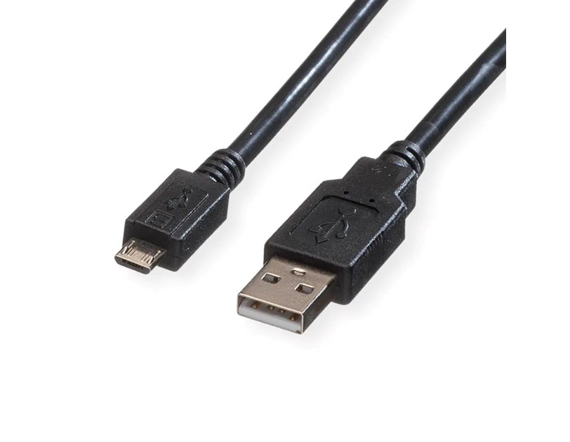 Roline USB2.0 kabel TIP A(M) na Micro B(M), 3.0m, crni