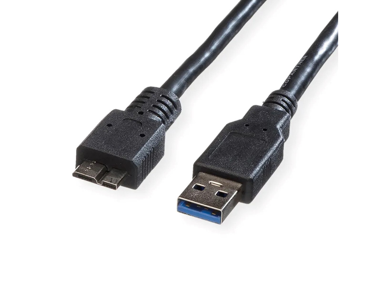 Roline USB3.0 kabel TIP A(M) - Micro B(M), 0.8m, crni