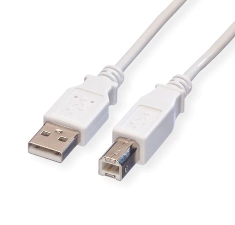 Roline VALUE USB2.0 kabel TIP A-B M/M, 0.8m, bijeli