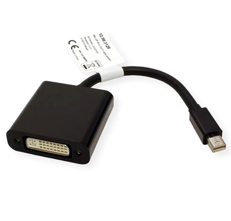 Roline VALUE adapter/kabel Mini DisplayPort - DVI-D (24+1), M/F, 0.15m