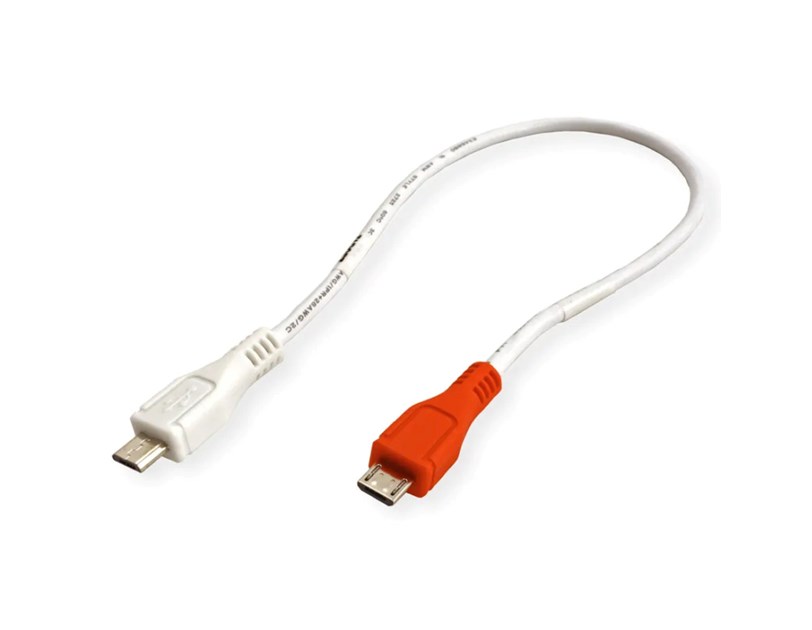 Roline VALUE USB2.0 kabel za punjenje TIP Micro B(M) - Micro B(M), 0.3m, bijeli