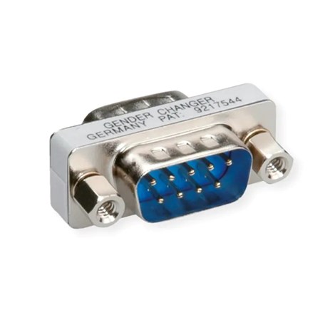 Roline Mini Gender Changer DB9, M/M