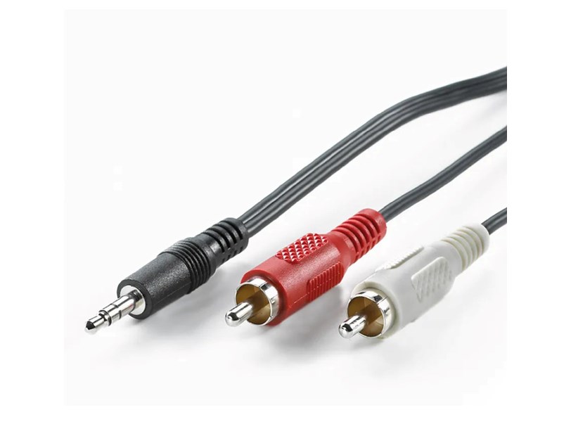 Roline VALUE kabel 3.5mm (M) - 2×chinch (M), 5.0m
