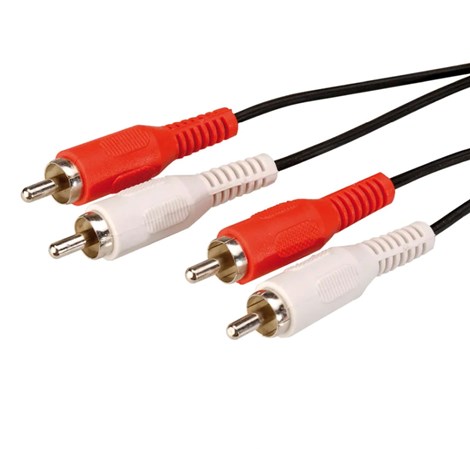 Roline VALUE Chinch kabel, 2×chinch M/M, 2.5m