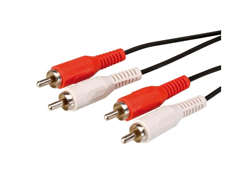 Roline VALUE Chinch kabel, 2×chinch M/M, 2.5m