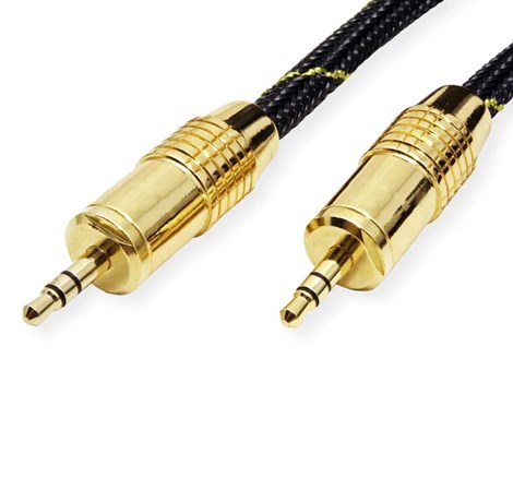 Roline GOLD Audio kabel 3.5mm Stereo, M/M, 2.5m