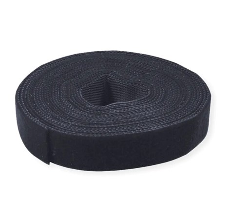 Roline VALUE čičak traka za kablove, širina 10mm, 25m, crna