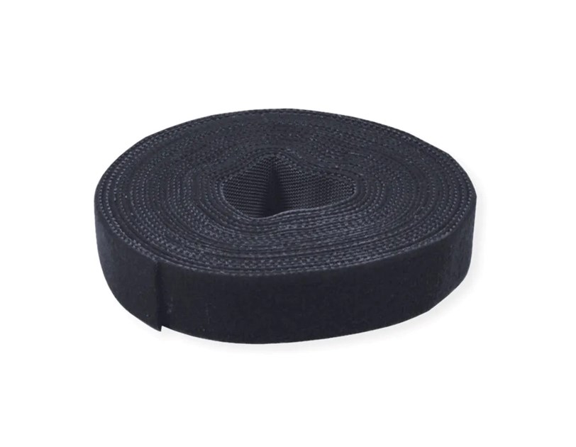 Roline VALUE čičak traka za kablove, širina 10mm, 25m, crna