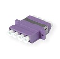 Roline VALUE optički adapter LC četverostruki, OM4, PB 