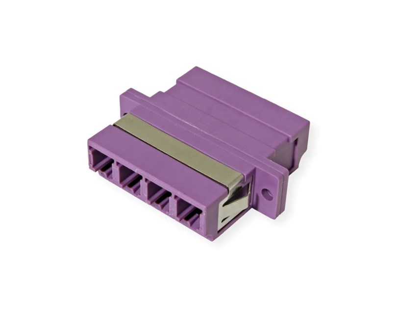 Roline VALUE optički adapter LC četverostruki, OM4, PB 