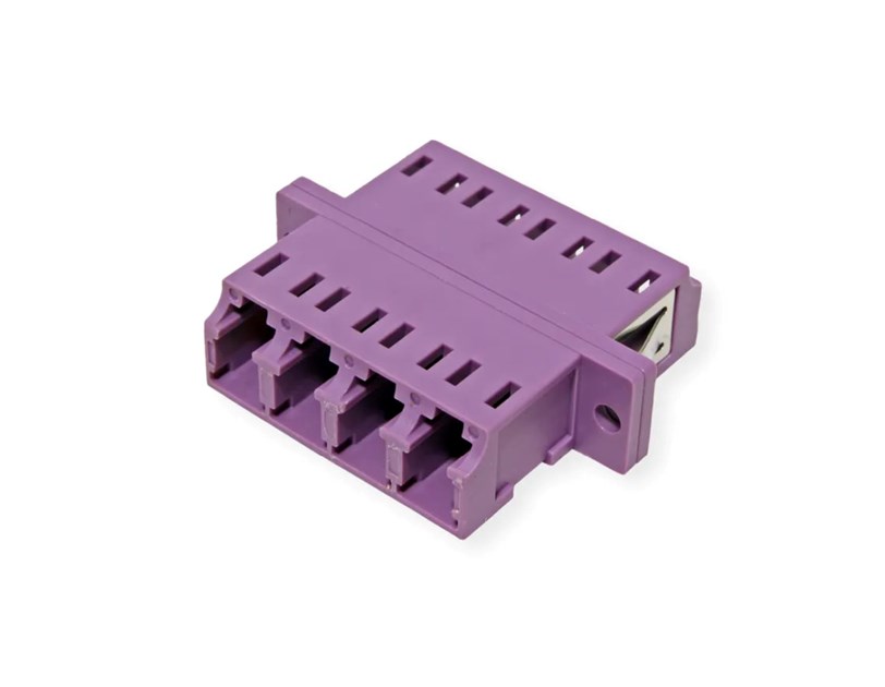Roline VALUE optički adapter LC četverostruki, OM4, PB 