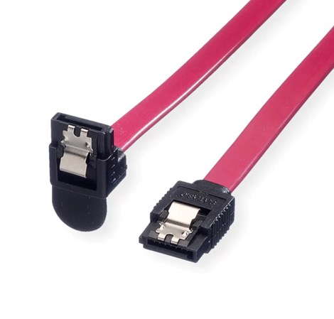 Roline SATA 6.0Gbit/s kabel, kutni, 0.5m
