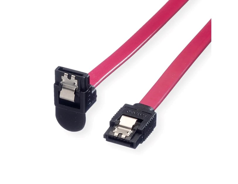 Roline SATA 6.0Gbit/s kabel, kutni, 1.0m