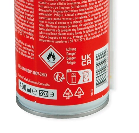 Roline komprimirani zrak, "Air Duster" (400ml)