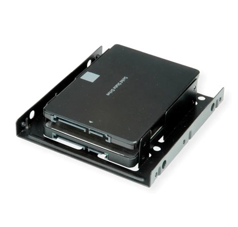 Roline HDD montažni adapter, 3.5" za 2×2.5" HDD/SSD, metalni