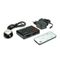 Roline HDMI trosmjerni preklopnik + daljinski upravljač, 4K (3 ulaza/1 izlaz)