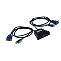 Roline KVM "Star" preklopnik (1 korisnik/2 PC), USB/Audio