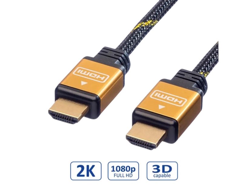 Roline GOLD HDMI kabel, M/M, 20m (pozlaćeni konektori)