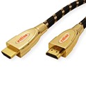 Roline GOLD HDMI Ultra HD kabel sa mrežom, M/M, 3.0m