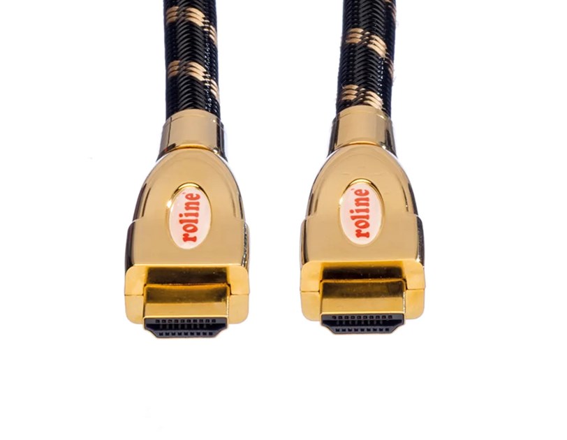 Roline GOLD HDMI Ultra HD kabel sa mrežom, M/M, 3.0m