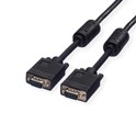 Roline VGA HQ kabel (feritna jezgra), HD15 M/M, 20m, crni