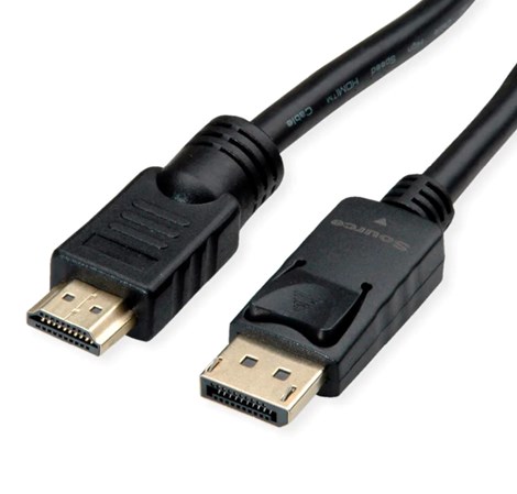Roline DisplayPort Cable, DP - UHDTV M/M, active, 10m