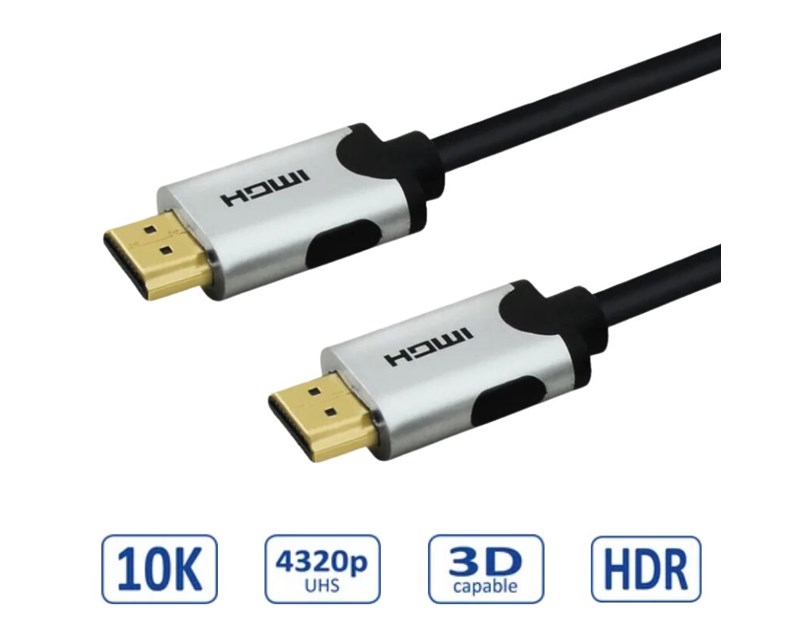 Roline VALUE HDMI 10K Ultra High Speed kabel v2.1, M/M, crni, 1.5m