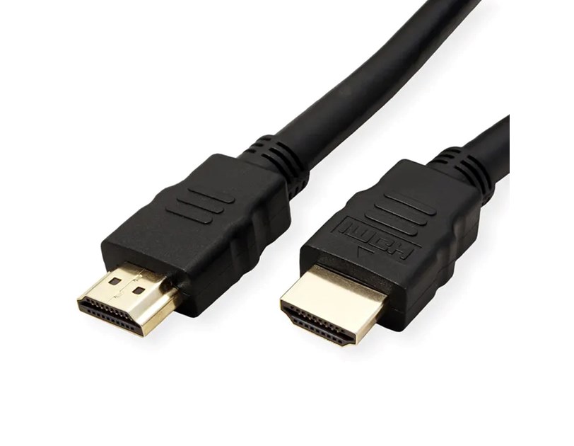 Roline VALUE Ultra HD 8K HDMI v2.1 kabel sa mrežom, M/M, crni, 10m