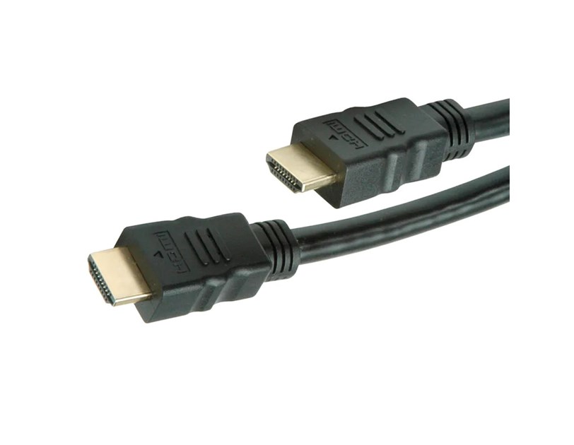 Roline VALUE Ultra HD 8K HDMI v2.1 kabel sa mrežom, M/M, crni, 10m