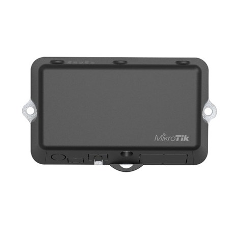 Mikrotik RB912R-2nD-LTm&EC200A-EU, 650MHz CPU, 64MB RAM, 1×LAN, 2.4Ghz 802.11b/g/n, GPS, 2×miniSIM, USB, RS232, RouterOS L4, vanjsko kućište, PSU