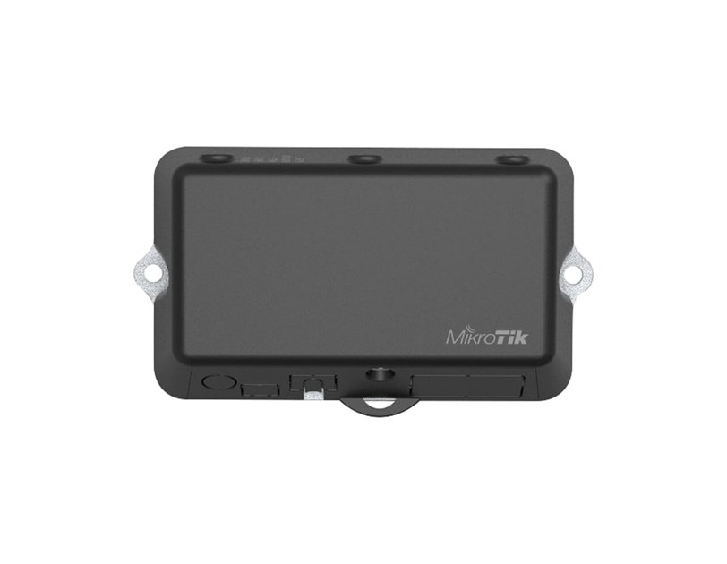Mikrotik RB912R-2nD-LTm&EC200A-EU, 650MHz CPU, 64MB RAM, 1×LAN, 2.4Ghz 802.11b/g/n, GPS, 2×miniSIM, USB, RS232, RouterOS L4, vanjsko kućište, PSU