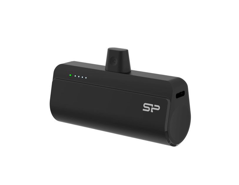Silicon Power punjač Powerbank QD50, 5000mAh, 20W, integrated Type C connector+Type C port, QC3.0+PD, crni