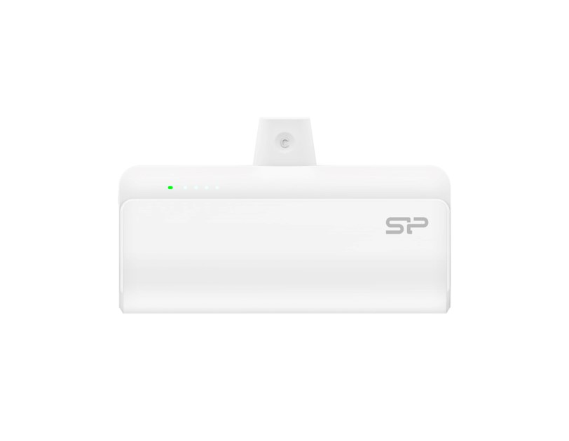 Silicon Power punjač Powerbank QD50, 5000mAh, 20W, integrated Type C connector+Type C port, QC3.0+PD, bijeli
