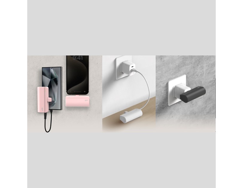 Silicon Power punjač Powerbank QD50, 5000mAh, 20W, integrated Type C connector+Type C port, QC3.0+PD, bijeli