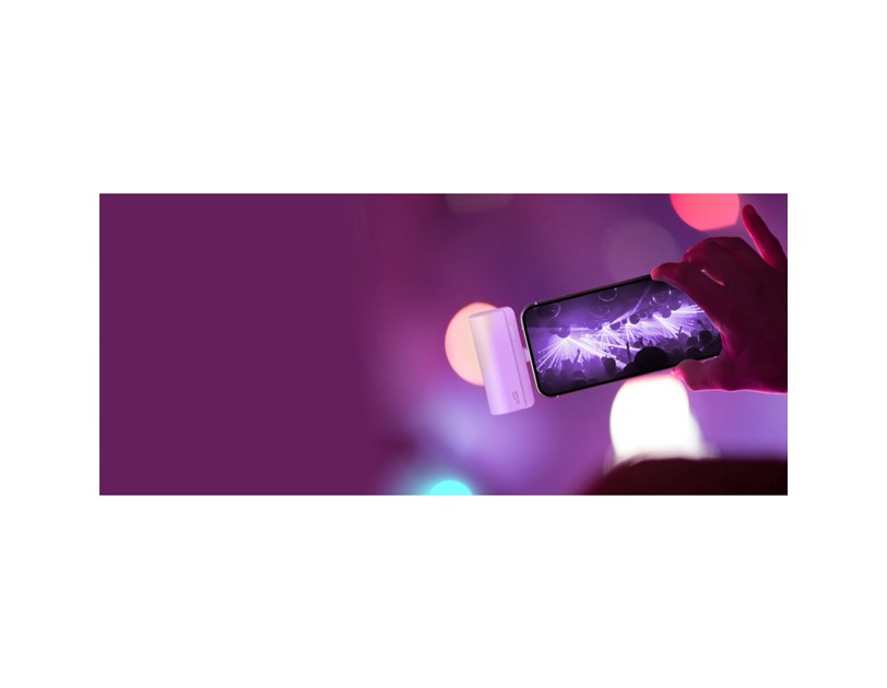 Silicon Power punjač Powerbank QD50, 5000mAh, 20W, integrated Type C connector+Type C port, QC3.0+PD, bijeli