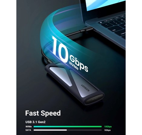 UGREEN vanjsko kućište, SSD M.2 NVMe (2230-2280) M-Key, USB-C