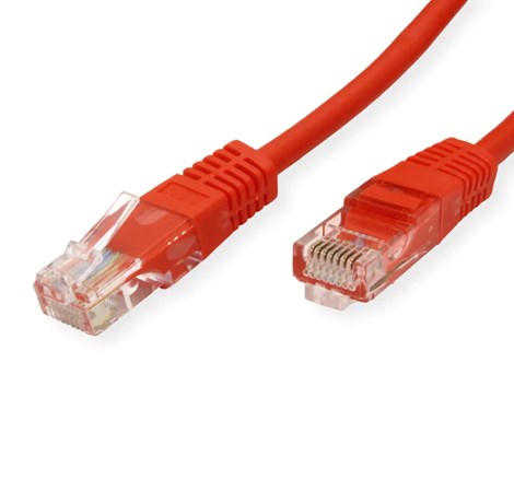 Roline UTP mrežni kabel Cat.5e, 1.0m, crveni