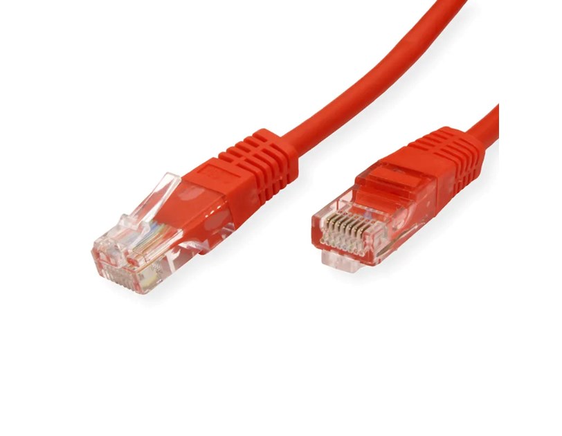 Roline UTP mrežni kabel Cat.5e, 5.0m, crveni