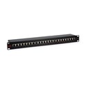 Roline Cat.5e/Class D 19" Patch Panel 24-porta STP, crni