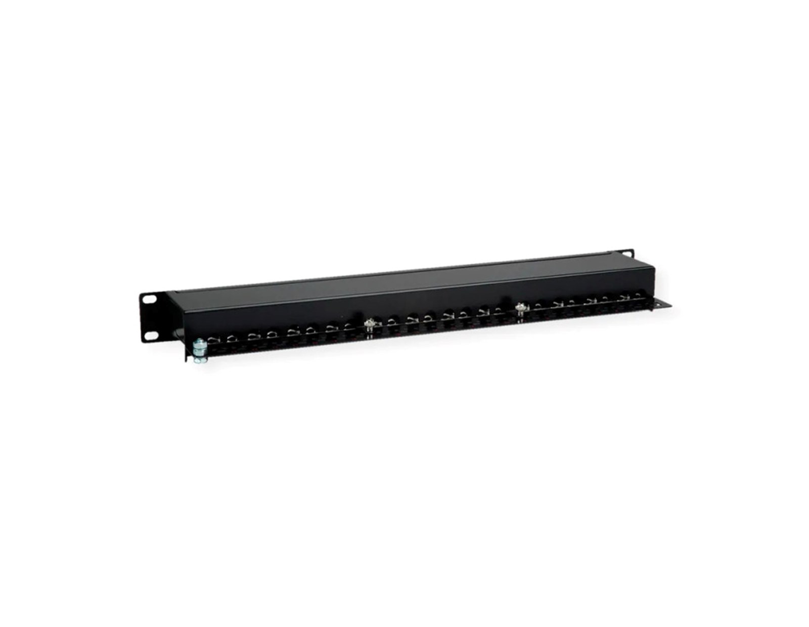 Roline Cat.5e/Class D 19" Patch Panel 24-porta STP, crni