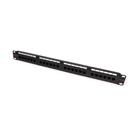 Roline Cat.5e/Class D 19" Patch Panel 24-porta UTP, crni