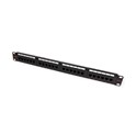 Roline Cat.5e/Class D 19" Patch Panel 24-porta UTP, crni